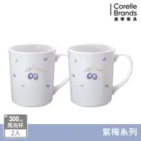 在飛比找蝦皮商城優惠-【美國康寧 CORELLE】 紫梅2件式馬克杯組