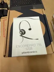 NEW Poly Plantronics EncorePro 715 USB-A Monoaural Headset TAA 783N5AA HW715