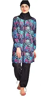 [ABEUTY] Women Modest Swimsuit Full Suit Plus Size Burkini Islamic Modest Print