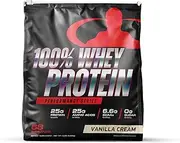 ⧫ Goliath Labs 100% Whey Protein Powder Isolate/Blend | Fast-Absorbing Workout Supplements for Men and Women | 25g of Pure Protein and 5.5g of BCAAs in Each Serv | Vanilla, 5 lbs, 68 Servings