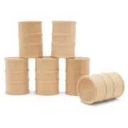 Wooden Oil Barrel 1-5/8 inch for Miniatures, Scale Model, Toy Train| Woodpeckers