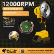 Electric Goddess Brushless Outrunner Hawk Saw HandheldCircular Saw Metal/Tile/Wo