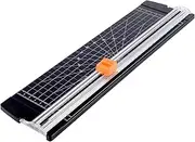 A4 Paper Cutter,Paper Trimmer Portable Guillotine Mini Paper Trimmer 36CM Craft Guillotine Scrapbooking with Automatic Security Safeguard for Craft Paper Coupon Label and Cutting Paper Photographs