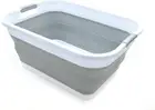 41L (10.8 Gallon) Collapsible Plastic Laundry Basket-Foldable Pop up Storage Con