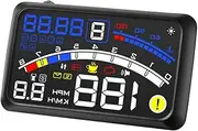 iplusmile Car Speedometer Multipurpose Digital Speedometer Overspeed Alarm Speedometer