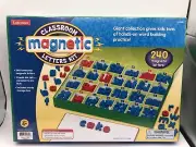 NEW Lakeshore Magnetic Classroom Letters Kit & Storage Box 240 Letters ABC
