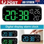 7 Digital LED Display Bedrooms Desk Alarm Clock with Calendar Temperature Date