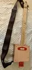 Handmade 3 String Acoustic Electric Fretless Cigar Box Guitar For Slide /Pick