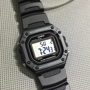 【WANgT】CASIO 卡西歐 W-218H 多色可選 復古簡約 多功能 造型運動 防水計時 學生 當兵 電子錶 手錶