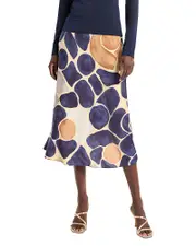 Nic+Zoe Printed Slip Skirt