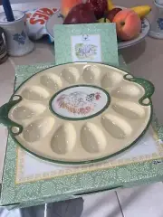 PFALTZGRAFF CIRCLE OF KINDNESS IRISH COUNTRY CHICKEN EGG PLATE