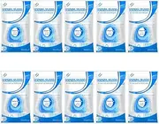 Dental Floss, Cavity Defense Dental Floss,Mint Deep Clean, Set of 10 Bags (50m/54 Yards Each) for Family Use – Mint Flavor, Non-Stick, for Home, Office, Travel
