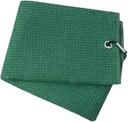 Generic Golf Towel Golf Bag Towel Portable Soft Golf Gift Water Absorption Easily with High -Performance Carabiner Clip