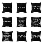 Printed Polyester Pillow Cases Friends TV Show Cushion Cover Pillow Covers