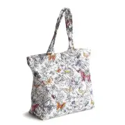 Vera Bradley Premium Cotton Original Tote Wing + Bloom