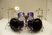 Miniature Drum Set Kit Tama Lars Ulrich Metalica Purple Mini Replica 1/6