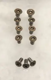 Gold Screws Set For Spyderco Yojimbo 2 C85GP2 Knife Tip Up Or MXG Clip 11pcs