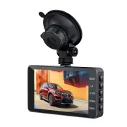 4-Inch IPS Touch Screen 3-Way 1920*1080P HD WiFi Car Dash Cam 170° View Angle Loop Recording Car DVR Camera Support Mult