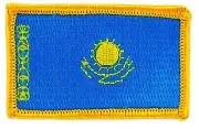 Patch Embroidered Patch Flag Kazakhstan Thermoadhesive