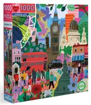 eeBoo - London Life Puzzle 1000pc