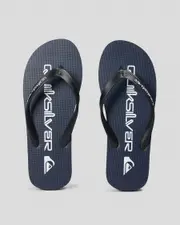 [Quiksilver] Quiksilver Men's Moncata Two Tone Flip Flops Slippers in Navy Size 6 6 Navy