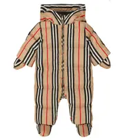 [Burberry Kids] Burberry Kids Archive Check down onesie M 1 beige