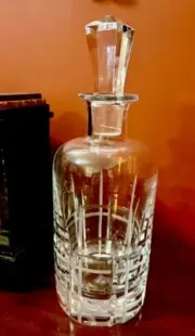 CHRISTOFLE Scottish Crystal Whiskey Decanter 250mm H