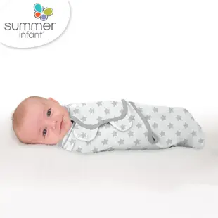 美國 Summer Infant 嬰兒包巾 懶人包巾薄款 -純棉S 浪漫星