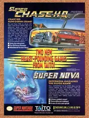 1993 Taito SNES Games Original Advertisement / Retro Wall Art v2
