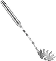Generic Stainless Steel Noodle Spoon Fine Mesh Strainer Fettuccine Pasta Spaghetti Spoon Kitchen Strainer Spaghetti Server French Fries Colander Cooking Skimmers Silver 304 Stainless Steel