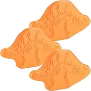 Dino Reusable Hard Ice Pack- Set of 3- Fits Easily Inside Kids Lunch Box, Bento, Insulated Cooler Bag- Long Lasting Slim, Space Saving- Cool Freezer Packs Keep Food Cold For Hours- Back to School