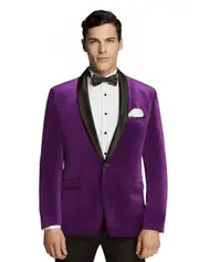Velvet Plum Dinner Jacket