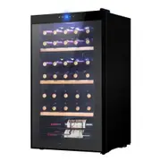 34 Bottles Wine Cooler Compressor Chiller Beverage Fridge