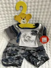 Build A Bear skateboard half pipe costume new with tags On Hanger T Shirt Camo
