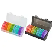 Weekly Pill Organizer Pill Storage Container Portable Pill Case appealing