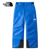 在飛比找momo購物網優惠-【The North Face】北面兒童藍色防水透氣保暖可延
