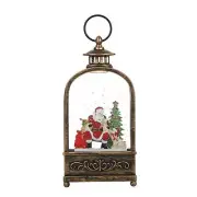 SINT Christmas Snow Globe Lantern USB and Battery Operated Musical Lighted