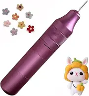 Wool Felting Tool, Electric Felting Needle Machine Kit, Felt Punching Machine, Quick Single Needle, Detail for DIY Wool Painting, Felted Craft Work