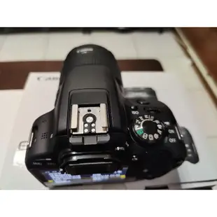 二手單眼相機-canon eos 100d,搭18-55二代鏡頭，最輕巧單眼相機，僅370g，新手入門推薦