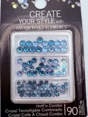 Swarovski Elements Flat Back Mixed Crystal Rhinestones Hotfix
