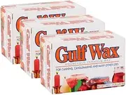 Gulf Wax Household Paraffin Wax 0.5kg Bars (3 Packs)