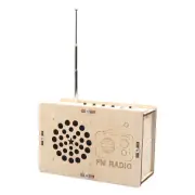 DIY FM Radio Model Wood Science Project Steam Model for Children Teens6828