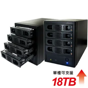 Digifusion伽利略 USB3.0 + eSATA 4層抽取式硬碟外接盒 35D-U3ES