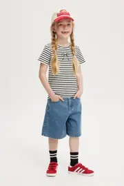 [Cotton On Kids] Cotton On Kids - Raya Baby Tee - Black /vanilla bow 2 BLACK /VANILLA BOW