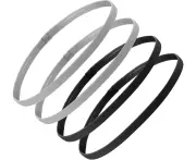 4 Pieces Thick Non-Slip Elastic Sport Headbands Football Hair Headband