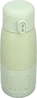Portable Milk Warmer, Digital Display Fast Charging Stainless Steel Travel Milk Warmer with Precise Temperature Control, Automatic Lock, Milk or Breast Milk Warmer for Home