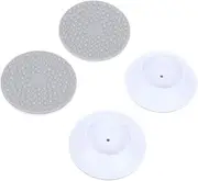 RORPOIR 4 Pack Gate Wall Protectors Safety Wall Bumpers Pressure Mounted for Boys and Girls Pets