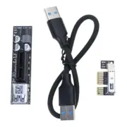 PCI-E USB3.0 Extension Cable 8Gbps High Speed for Mainboard PCIE Expansion