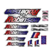 Robinson - 1990 Pro Team Model on chrome decal set - old school bmx