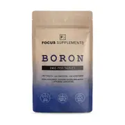 Focus Supplements Boron (3mg) 1 Pouch (240 Tablets)